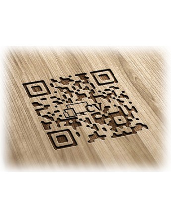 CÓDIGOS QR EN MADERA