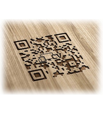CÓDIGOS QR EN MADERA