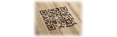 CÓDIGOS QR EN MADERA